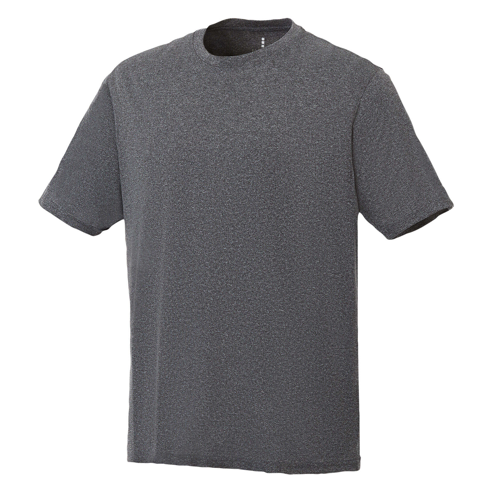 Branded Omi Short Sleeve Tech Tee (Male) Heather Charcoal