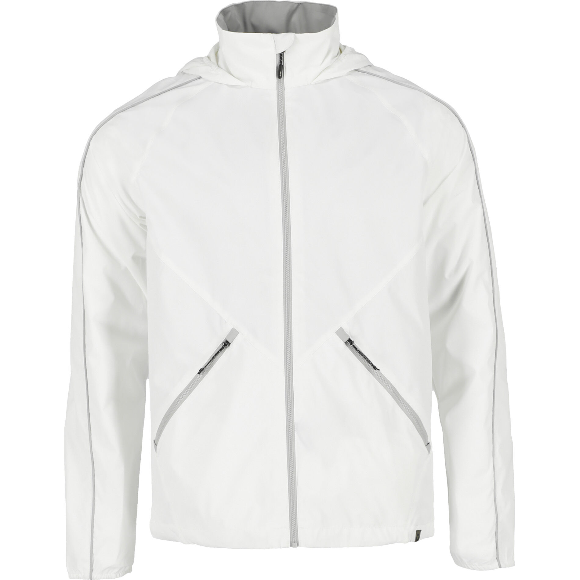 Custom Branded Rincon Eco Packable Jacket (Male) - White/Silver