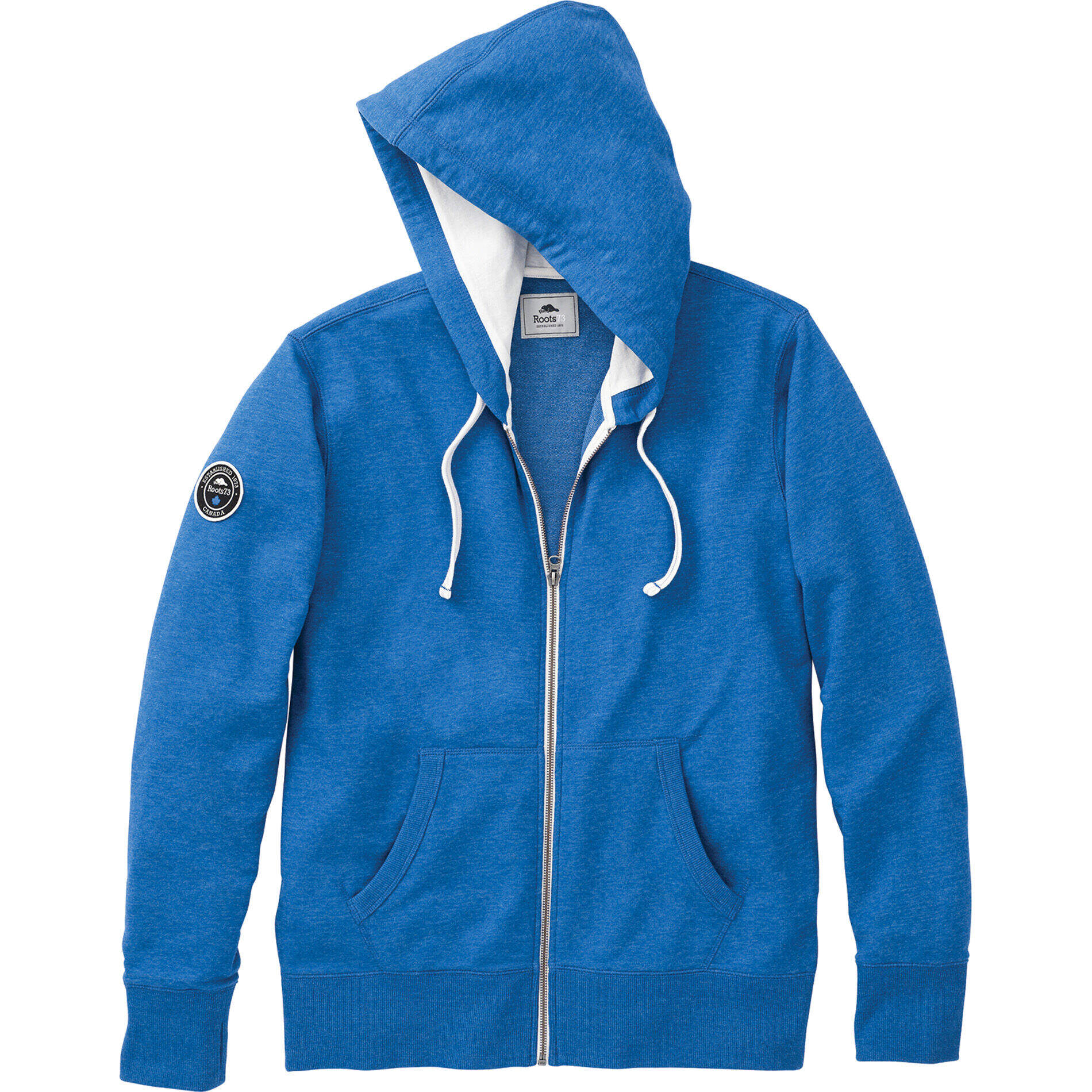 Custom Branded Roots73 Hoodies - Baltic Blue Heather