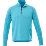 Custom Branded Taza Knit Quarter Zip (Male) - Aspen Heather