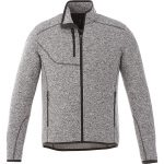 Custom Branded Tremblant Knit Jacket (Male) - Light Heather Grey