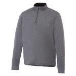 Custom Branded Vega Tech Half Zip (Male) - Heather Charcoal