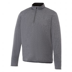 Branded Vega Tech Half Zip (Male) Heather Charcoal