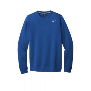 Branded Nike Club Fleece Crew (Male) Royal