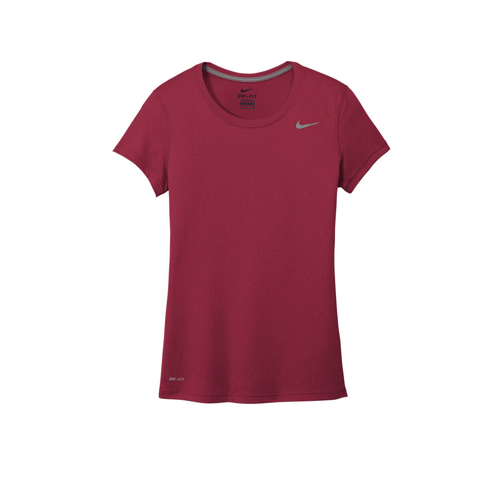 Branded Nike Ladies Legend Tee Team Maroon