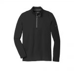 Branded Nike Dri-Fit Stretch 1/2 Zip Cover-Up (Male) Black/ Dark Grey