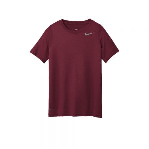 Branded Nike Youth Legend Tee Deep Maroon