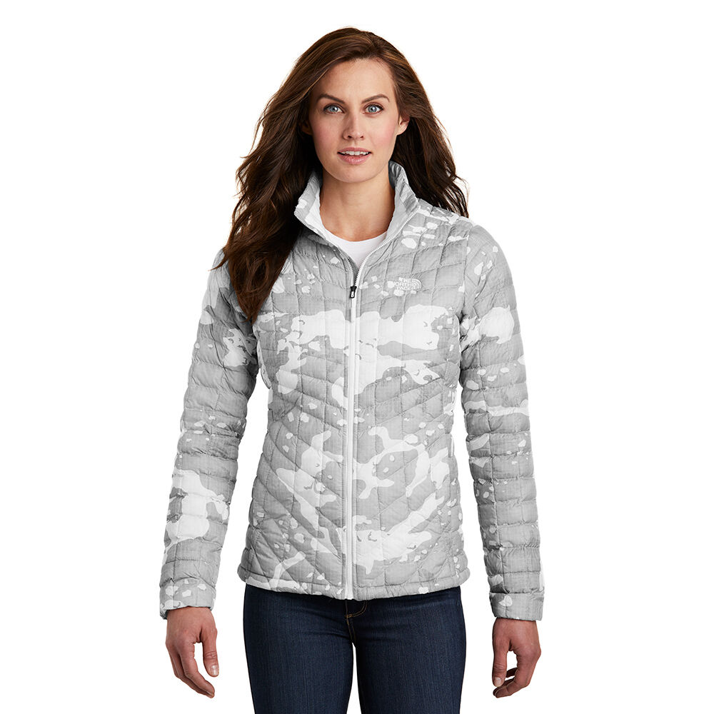 Custom Branded The North Face Branded Jackets & Vests Jackets - TNF White Woodchip Print