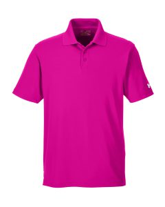 Branded Under Armour Men’s Corp Performance Polo Tropic Pink