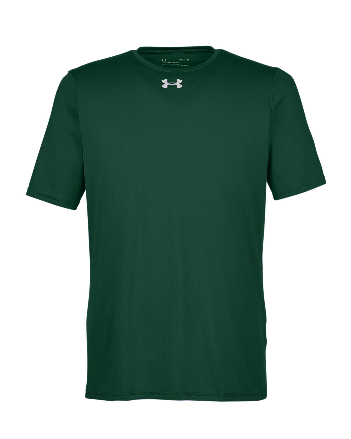 Custom Branded Under Armour T-Shirts - Forest Green/Metallic Silver