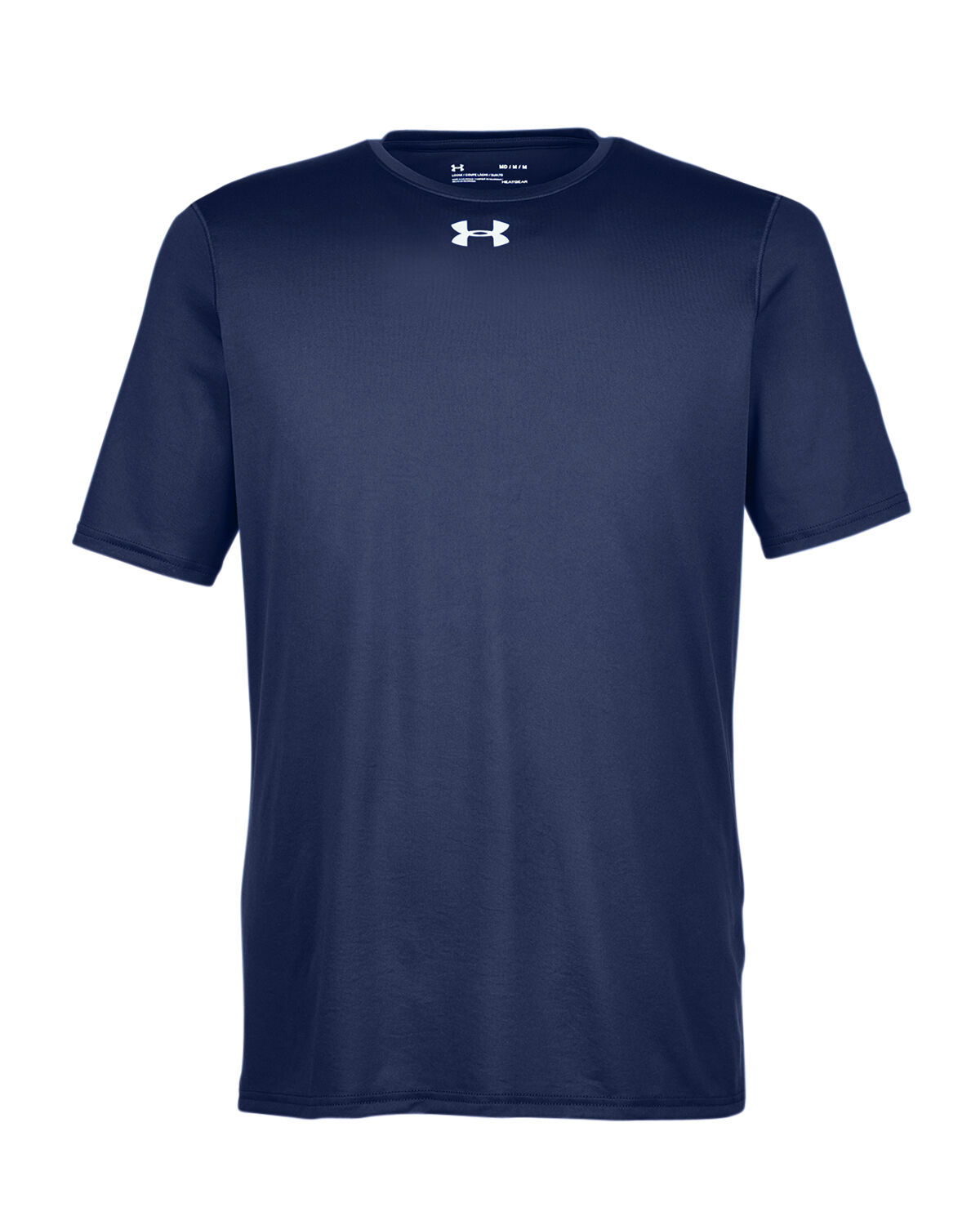 Custom Branded Under Armour T-Shirts - Midnight Navy/Metallic Silver