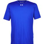 Custom Branded Under Armour T-Shirts - Royal/Metallic Silver