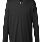 Branded Under Armour Men’s Long-Sleeve Locker Tee 2.0 Black/Metallic Silver