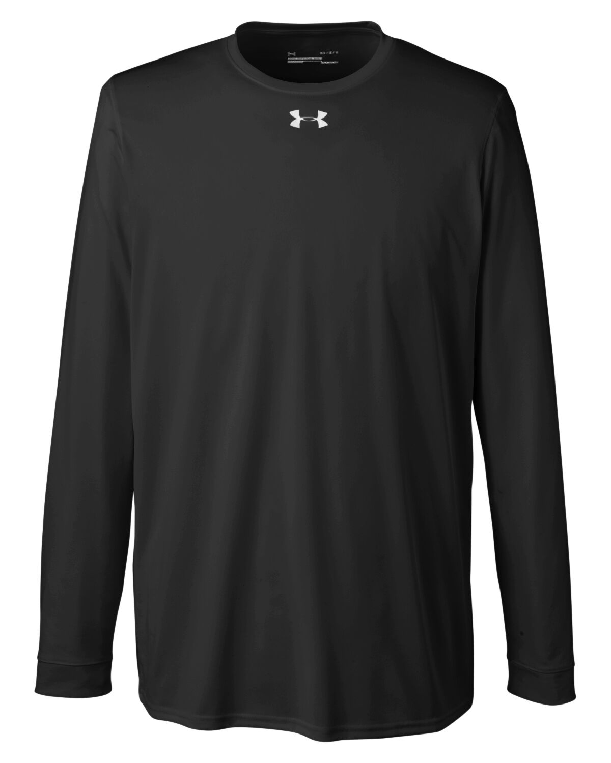 Branded Under Armour Men’s Long-Sleeve Locker Tee 2.0 Black/Metallic Silver