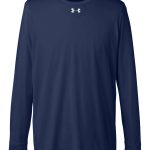 Custom Branded Under Armour T-Shirts - Midnight Navy/Metallic Silver