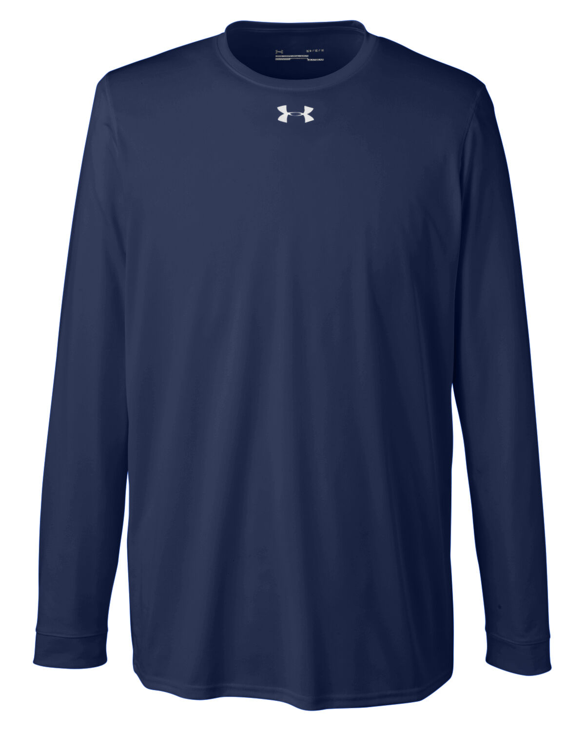 Branded Under Armour Men’s Long-Sleeve Locker Tee 2.0 Midnight Navy/Metallic Silver