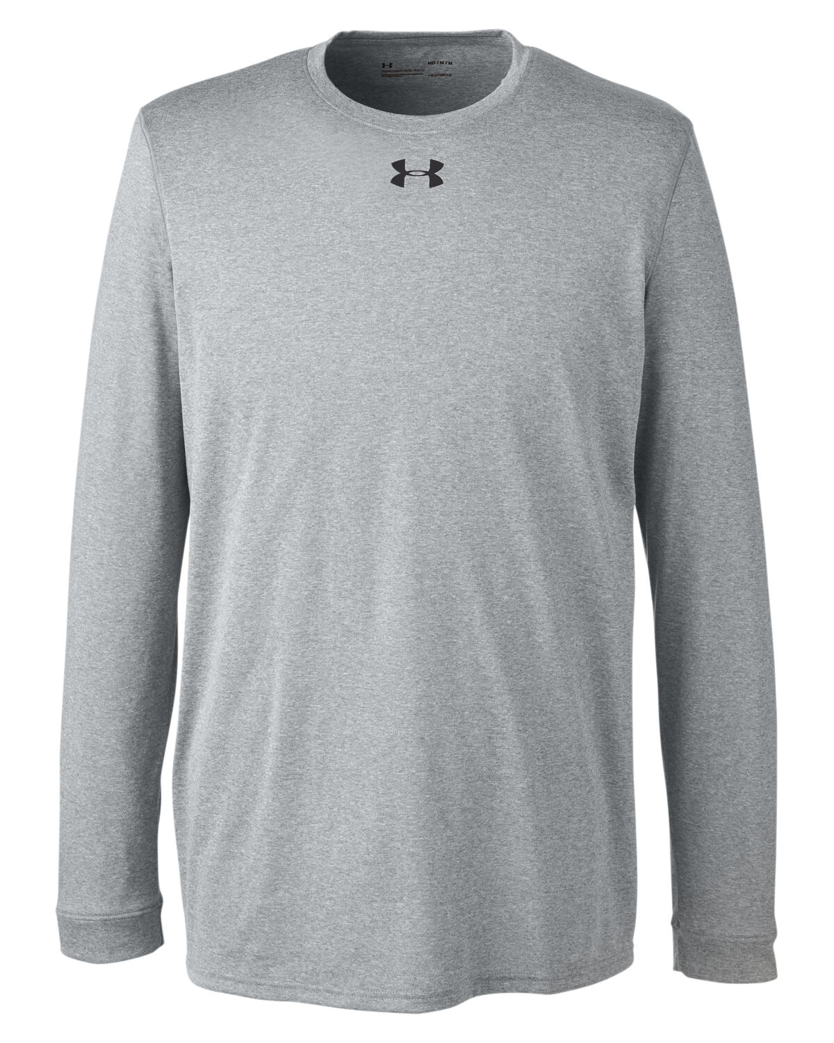 Custom Branded Under Armour T-Shirts - True Grey Heather/Black