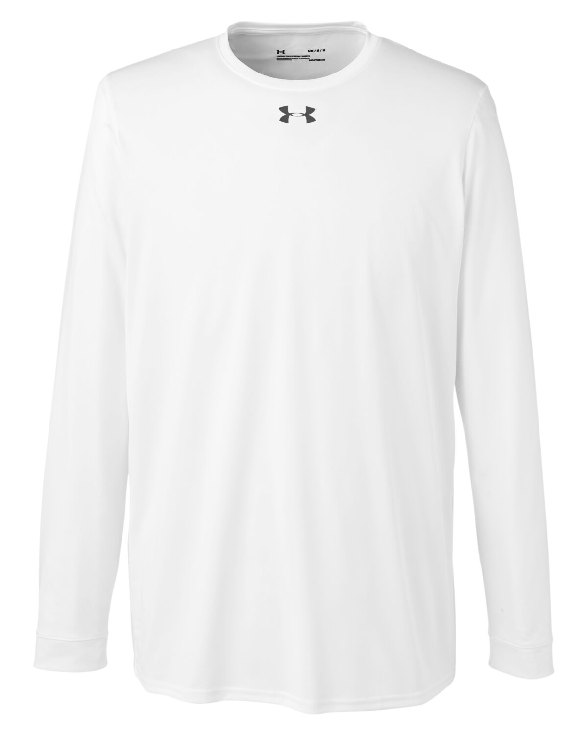 Branded Under Armour Men’s Long-Sleeve Locker Tee 2.0 White/Graphite