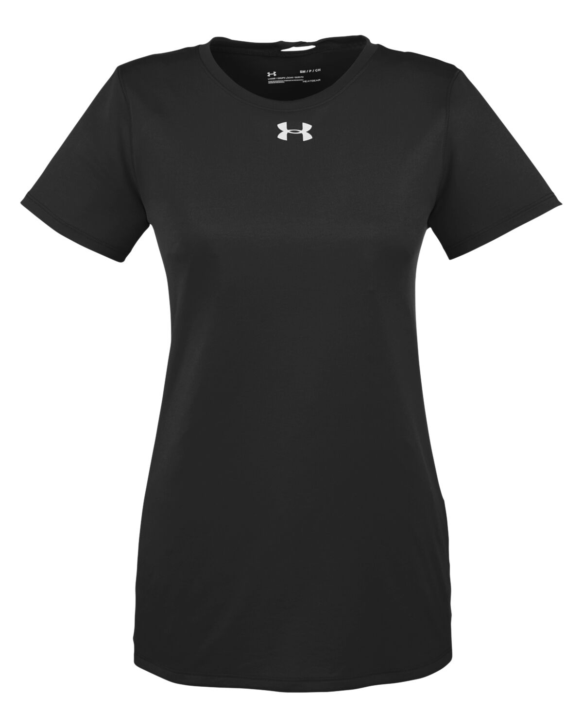 Branded Under Armour Ladies’ Locker T-Shirt 2.0 Black/Metallic Silver