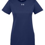 Custom Branded Under Armour T-Shirts - Midnight Navy/Metallic Silver