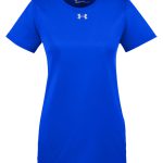 Custom Branded Under Armour T-Shirts - Royal/Metallic Silver