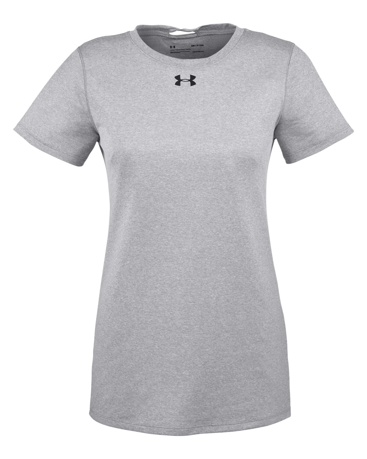 Custom Branded Under Armour T-Shirts - True Grey Heather/Black