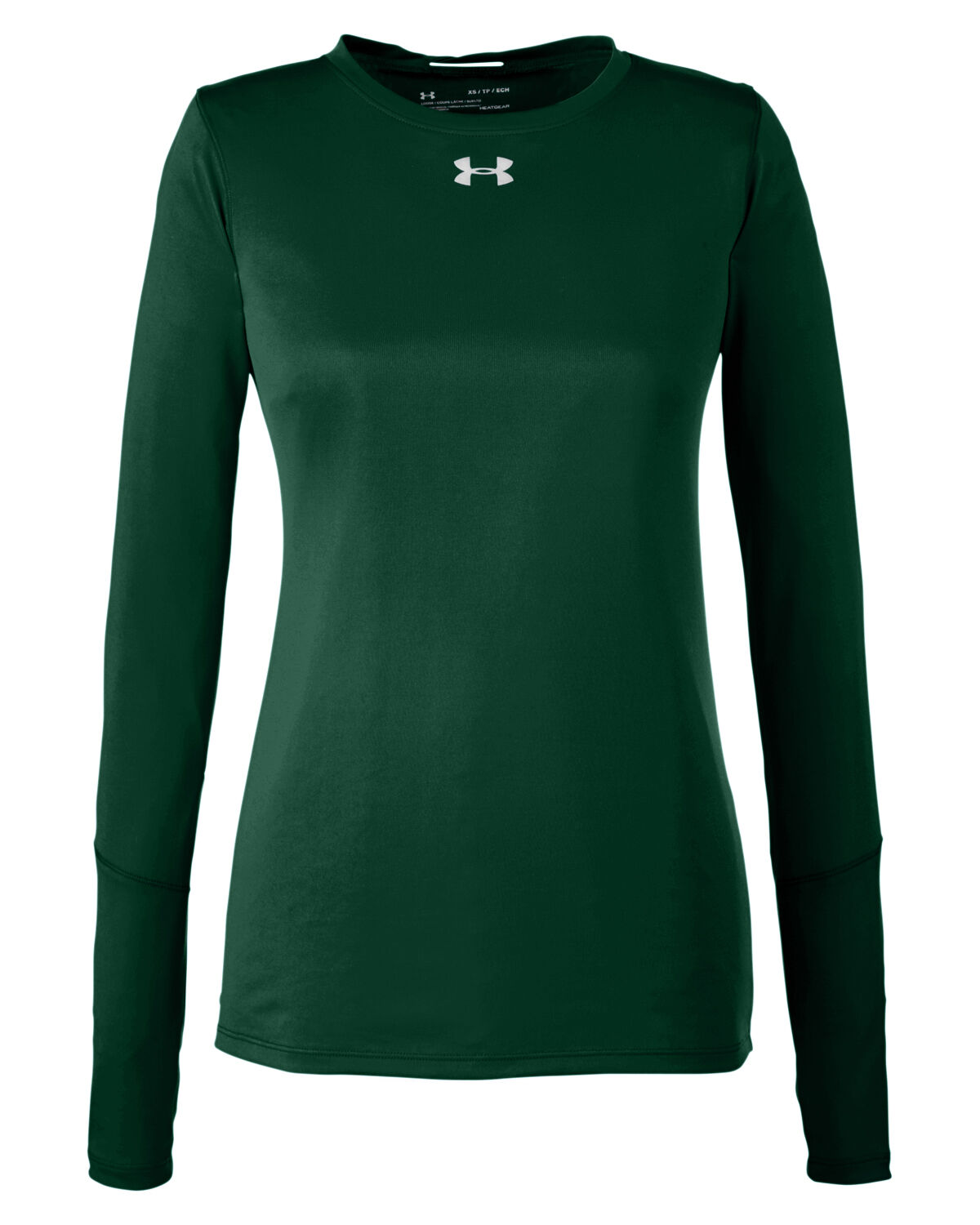 Custom Branded Under Armour T-Shirts - Forest Green/Metallic Silver