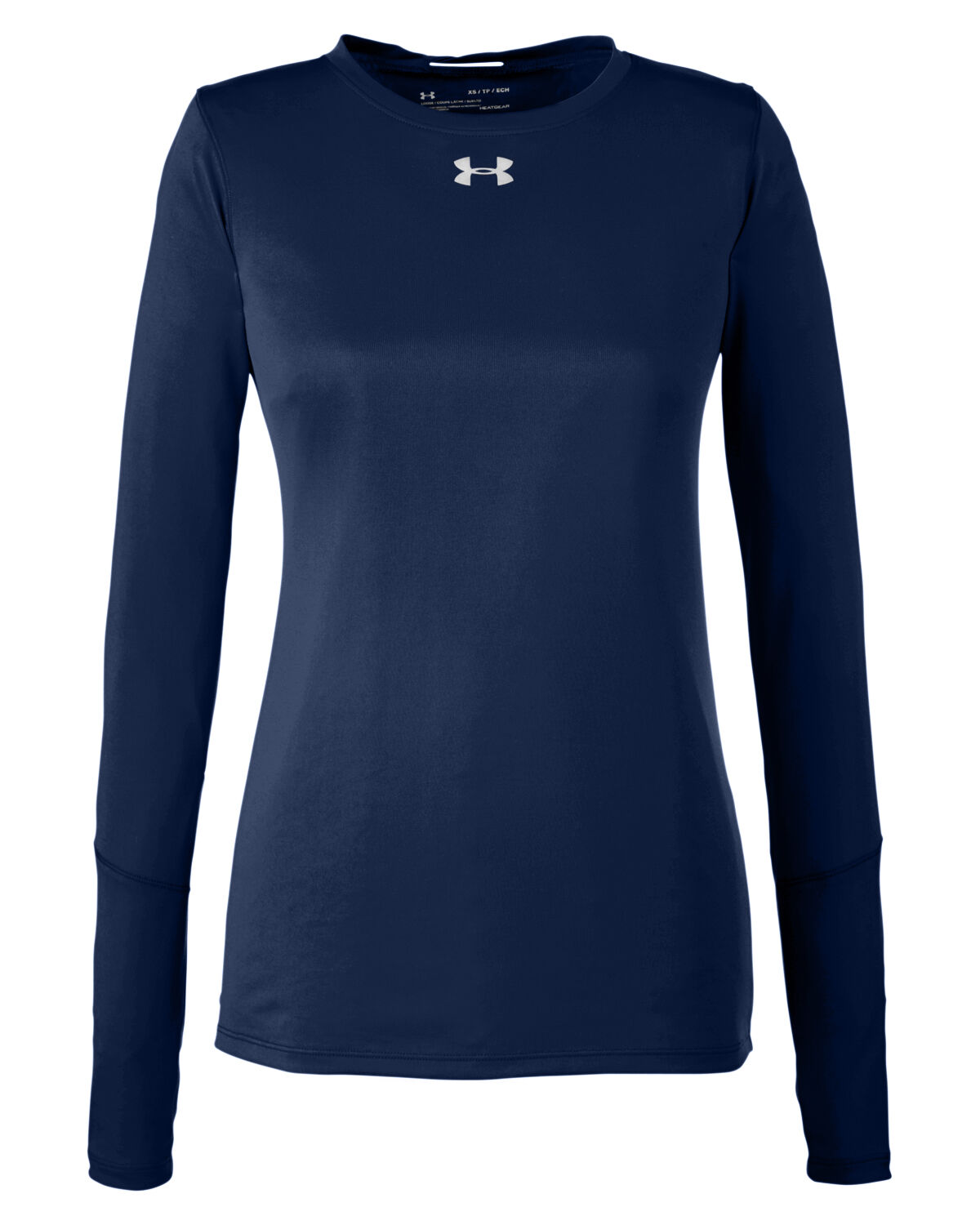 Custom Branded Under Armour T-Shirts - Midnight Navy/Metallic Silver