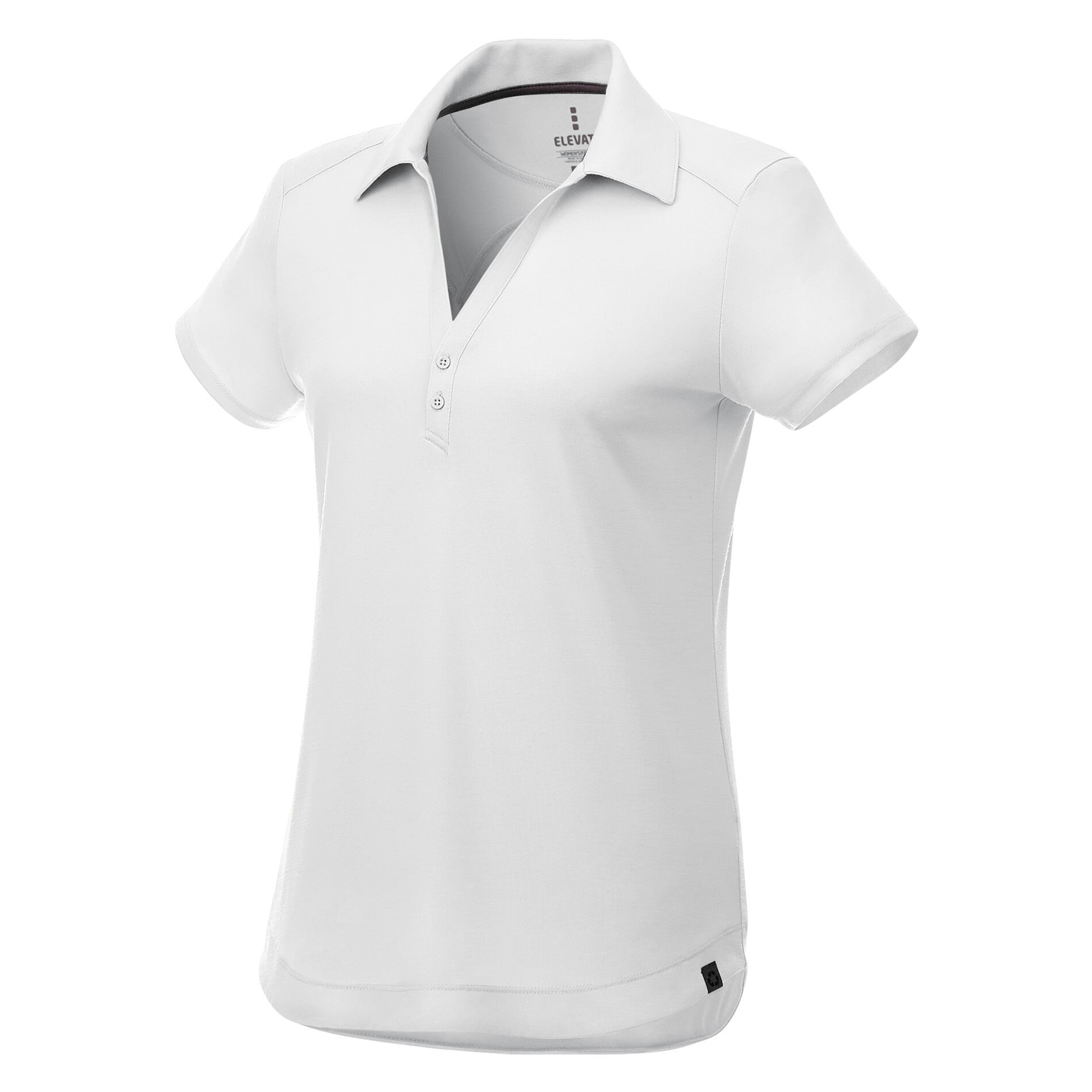 Branded Amos Eco SS Polo (Female) White