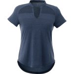 Custom Branded Antero Short Sleeve Polo (Female) - Indigo Heather