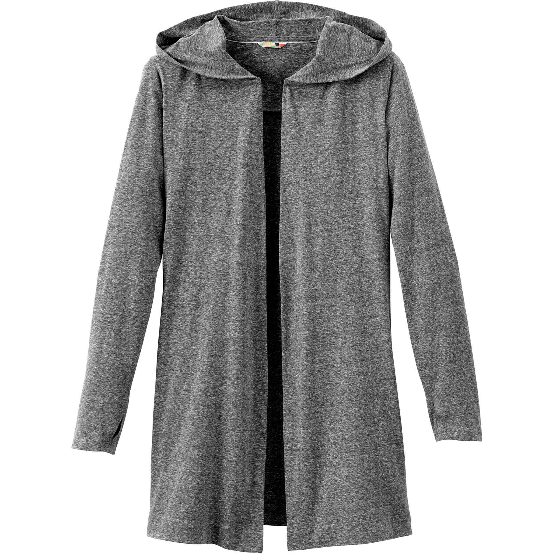 Branded Ashland Knit Hooded Cardi Heather Dark Charcoal