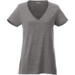 Custom Branded Canyon SS Tee (Female) - Heather Dark Charcoal