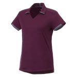 Branded Cerrado SS Polo (Female) Maroon/Grey Storm