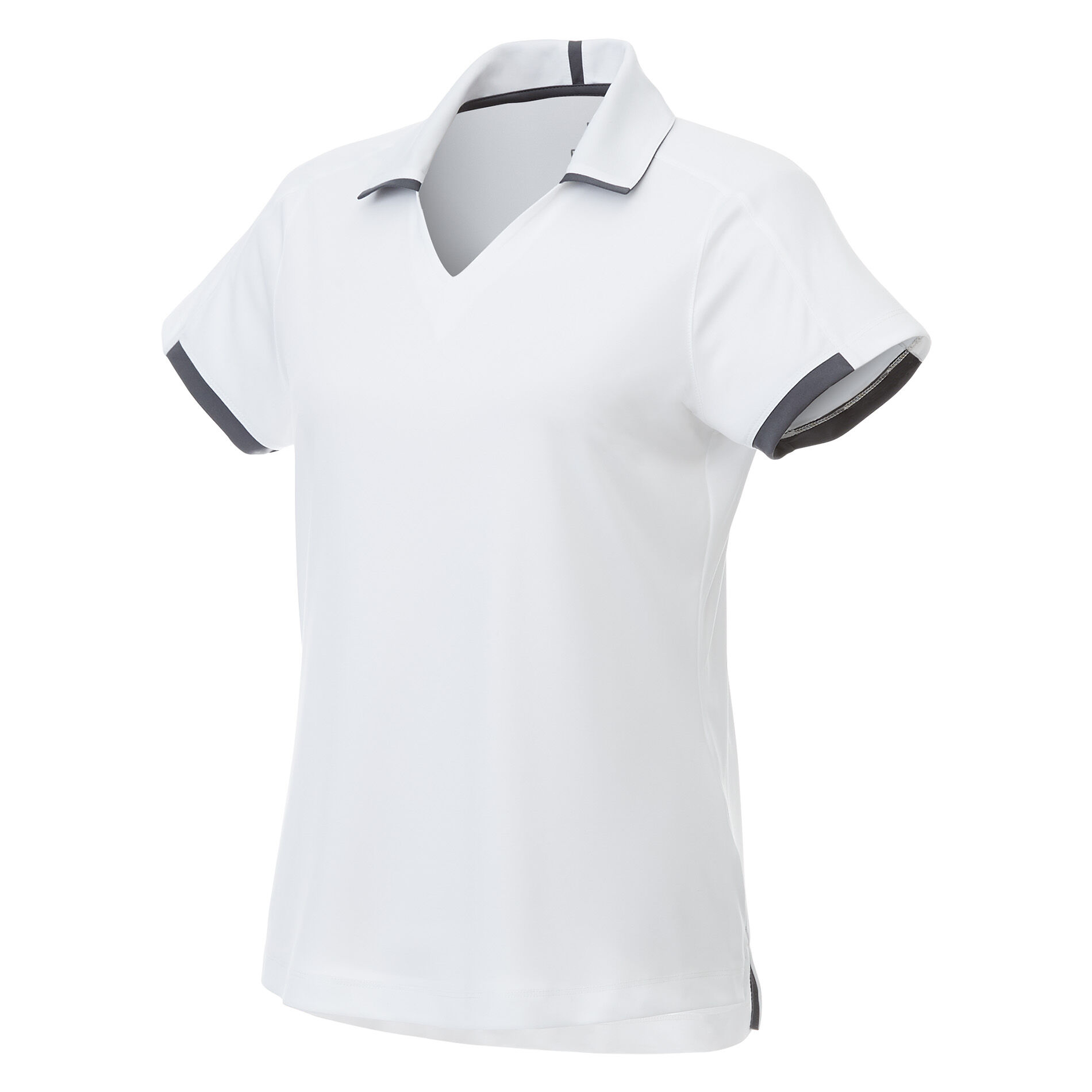 Custom Branded Cerrado SS Polo (Female) - White/Grey Storm