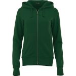 Custom Branded Cypress Fleece Zip Hoody (Female) - Forest Green