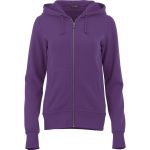 Custom Branded Cypress Fleece Zip Hoody (Female) - Purple