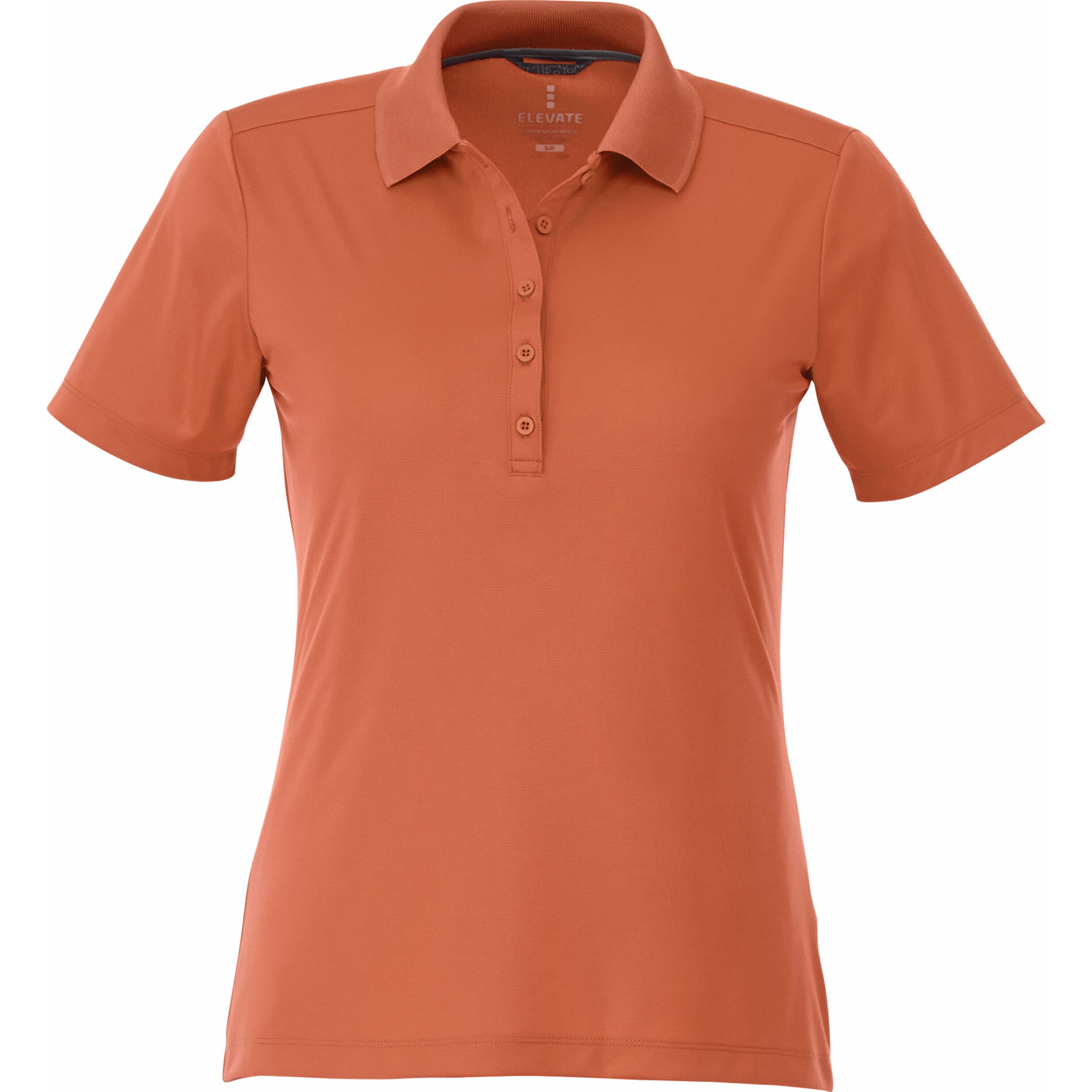 Branded Dade Short Sleeve Polo (Female) Saffron