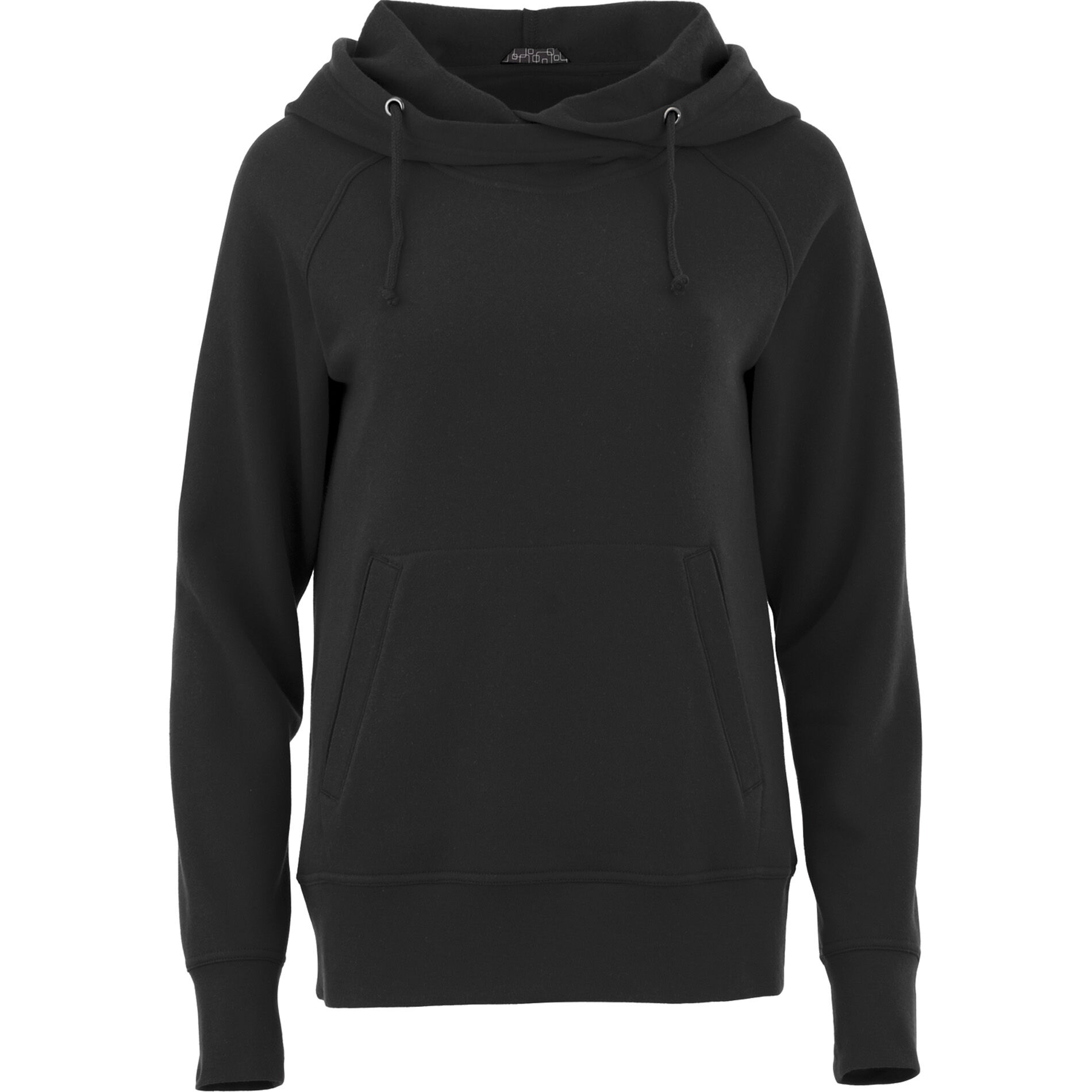 Branded Dayton Fleece Hoody (Female) Black