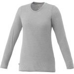 Custom Branded Holt Long Sleeve Tee (Female) - Heather Grey