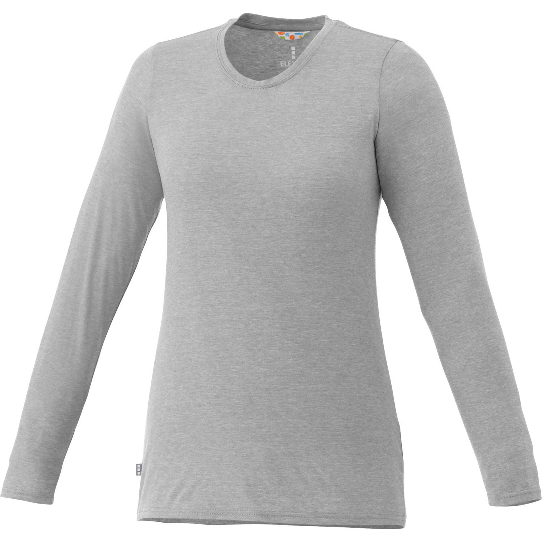 Custom Branded Holt Long Sleeve Tee (Female) - Heather Grey