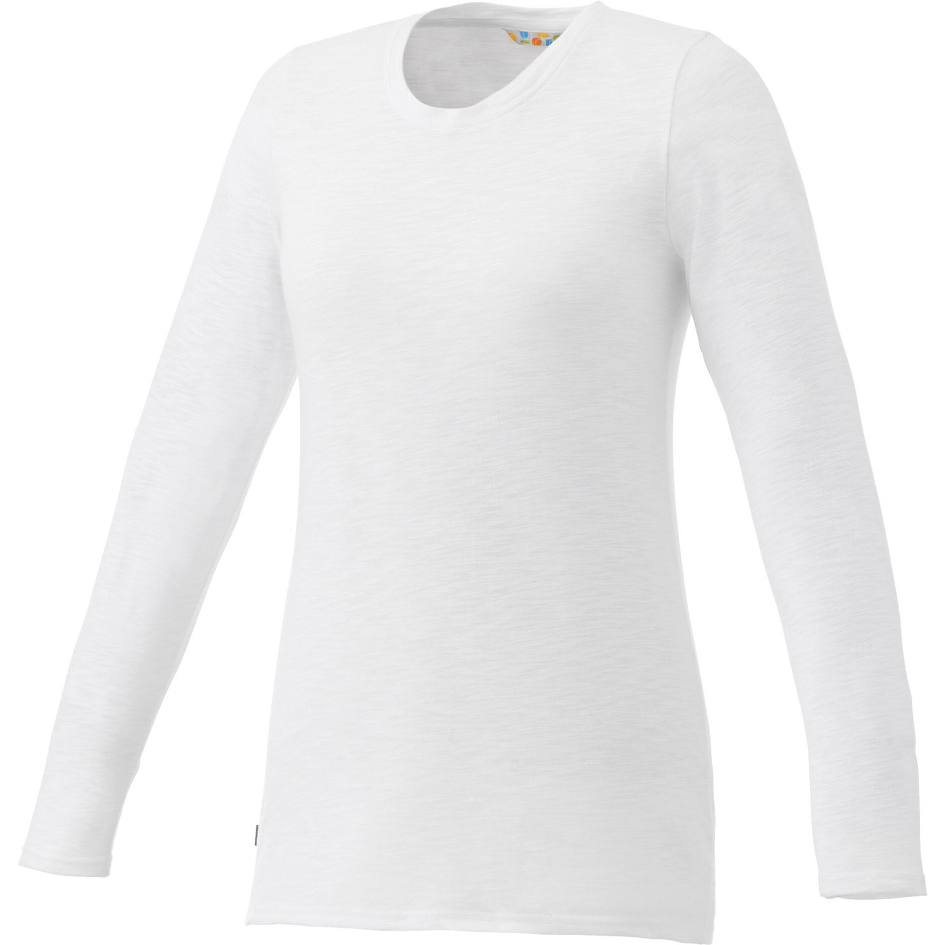 Custom Branded Holt Long Sleeve Tee (Female) - White