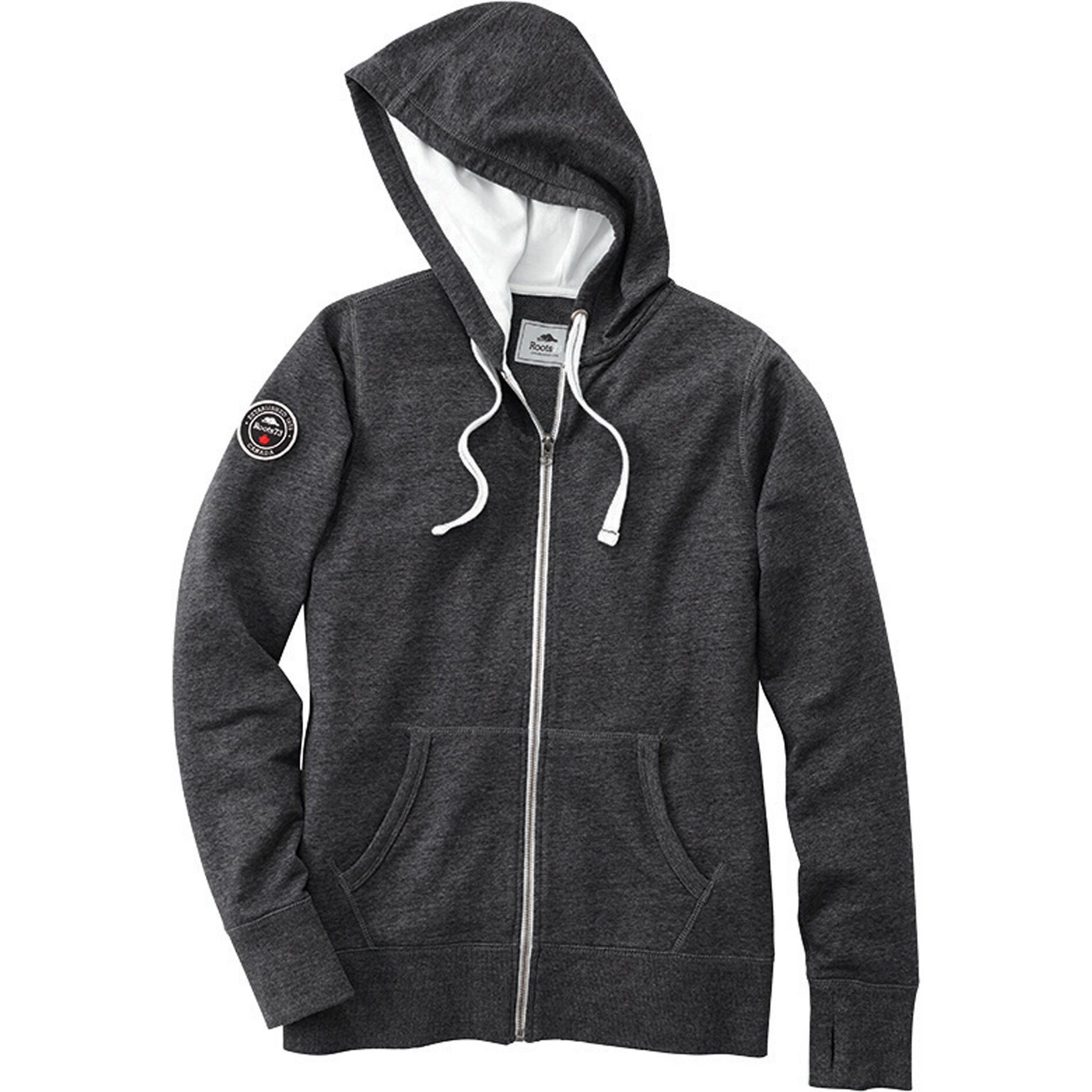 Custom Branded Roots73 Hoodies - Black Smoke Heather