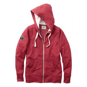 Branded Sandylake Roots73 Full Zip Hoody (Female) Dark Red Heather