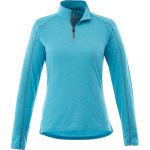 Branded Taza Knit Quarter Zip (Female) Aspen Heather