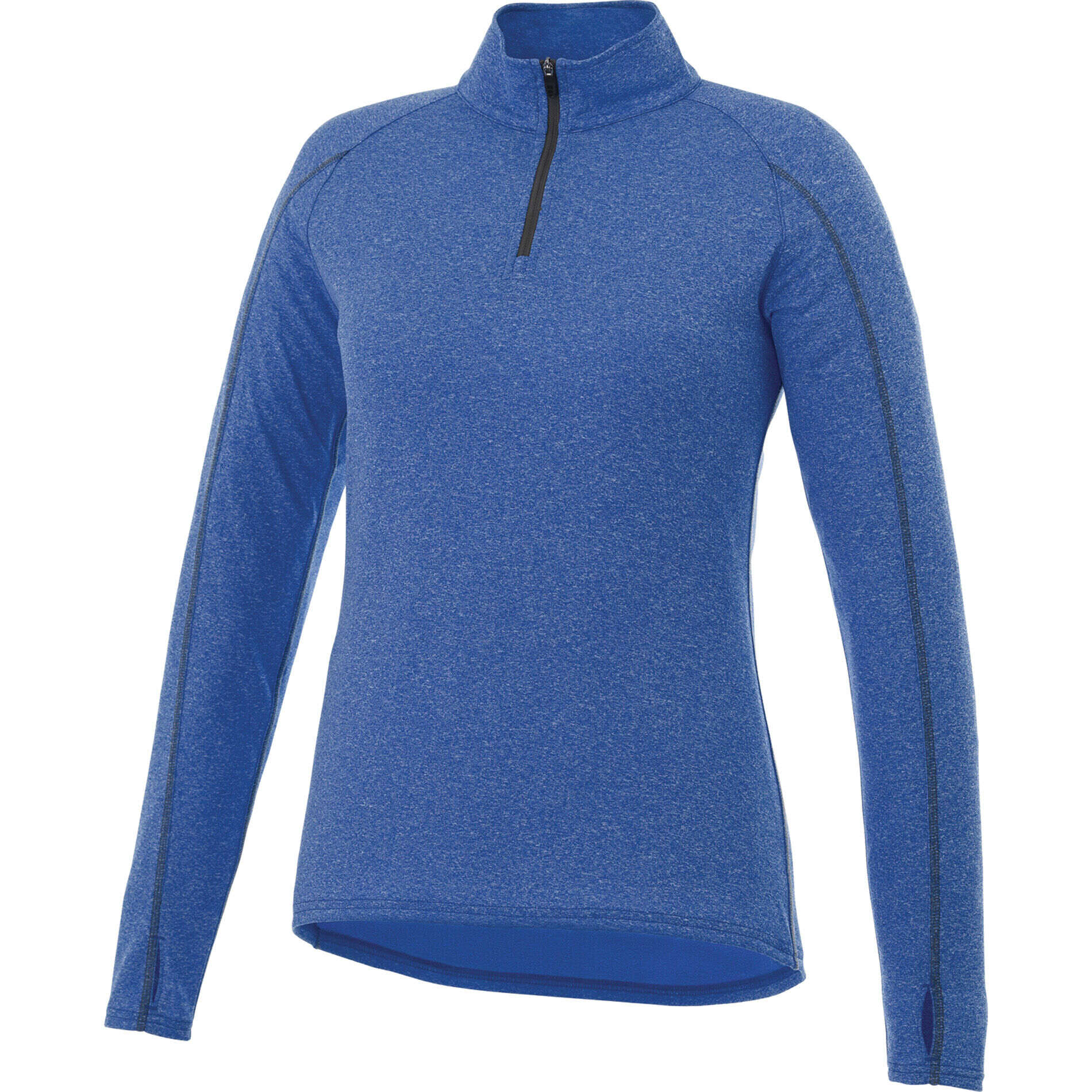 Branded Taza Knit Quarter Zip (Female) New Royal Heather