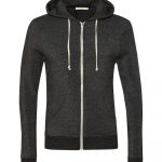 Branded Alternative Rocky Eco-Fleece Full Zip Hooded Sweatshirt Eco Black