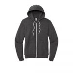 Branded American Apparel Flex Fleece Zip Hoodie Dark Heather Grey