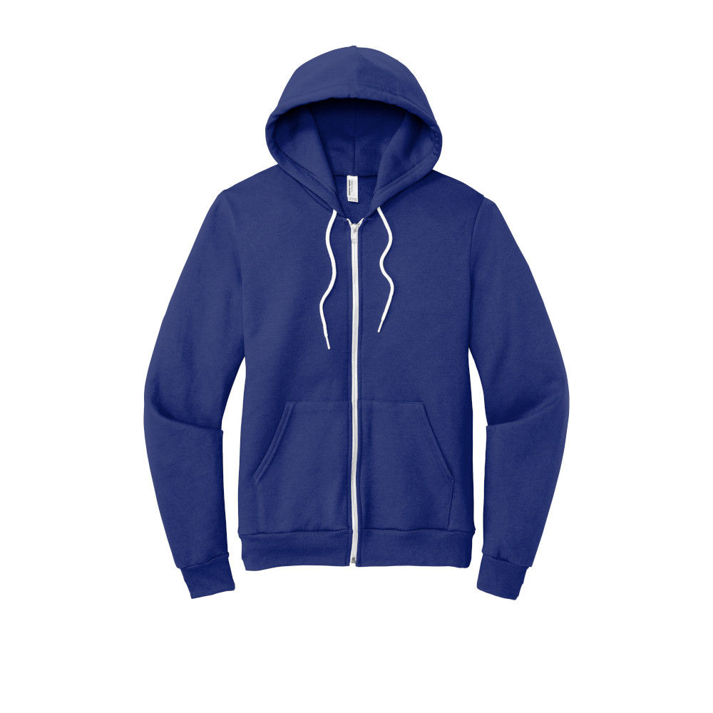 Branded American Apparel Flex Fleece Zip Hoodie Lapis