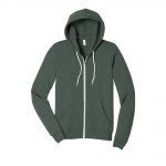 Custom Branded Bella+Canvas Hoodies - Military Green