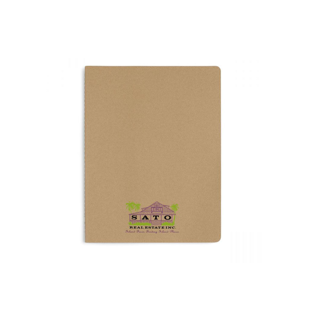 Branded Moleskine Cahier Ruled Letter Sized Journal Kraft